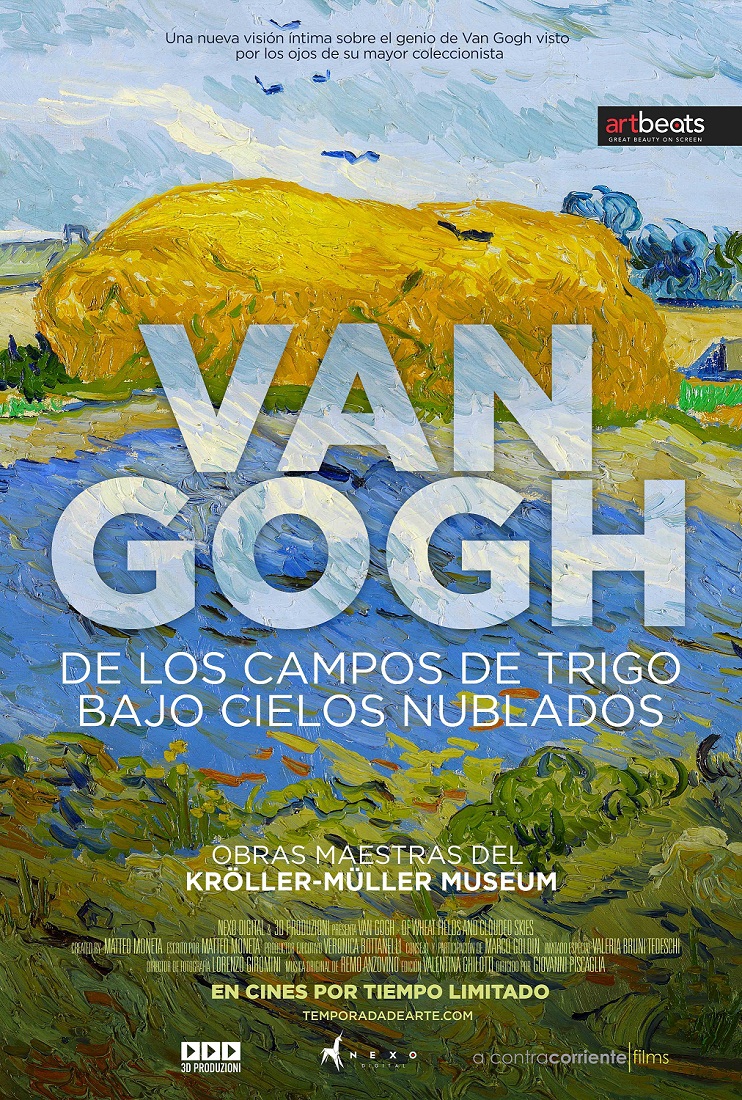 Van Gogh. De los campos de trigo bajo cielos nublados